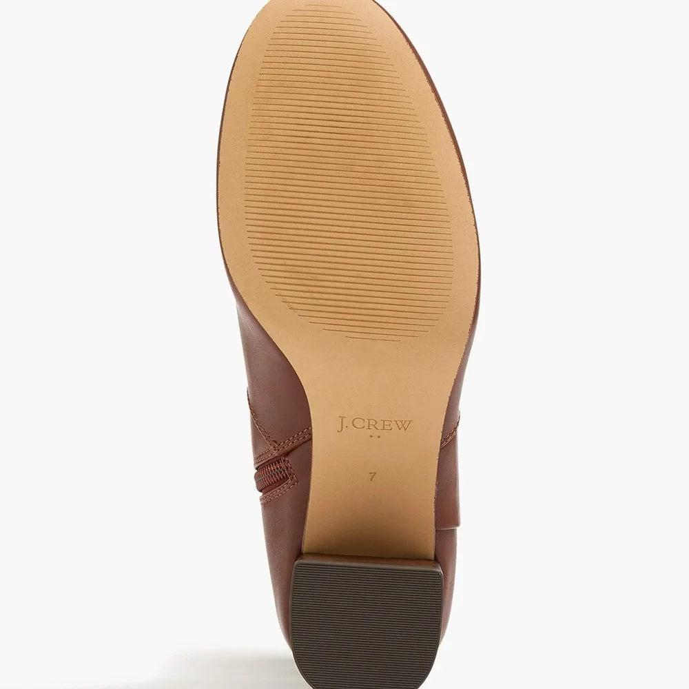 J. Crew Knee-High Heeled Boots Roasted Cocoa - New with Box